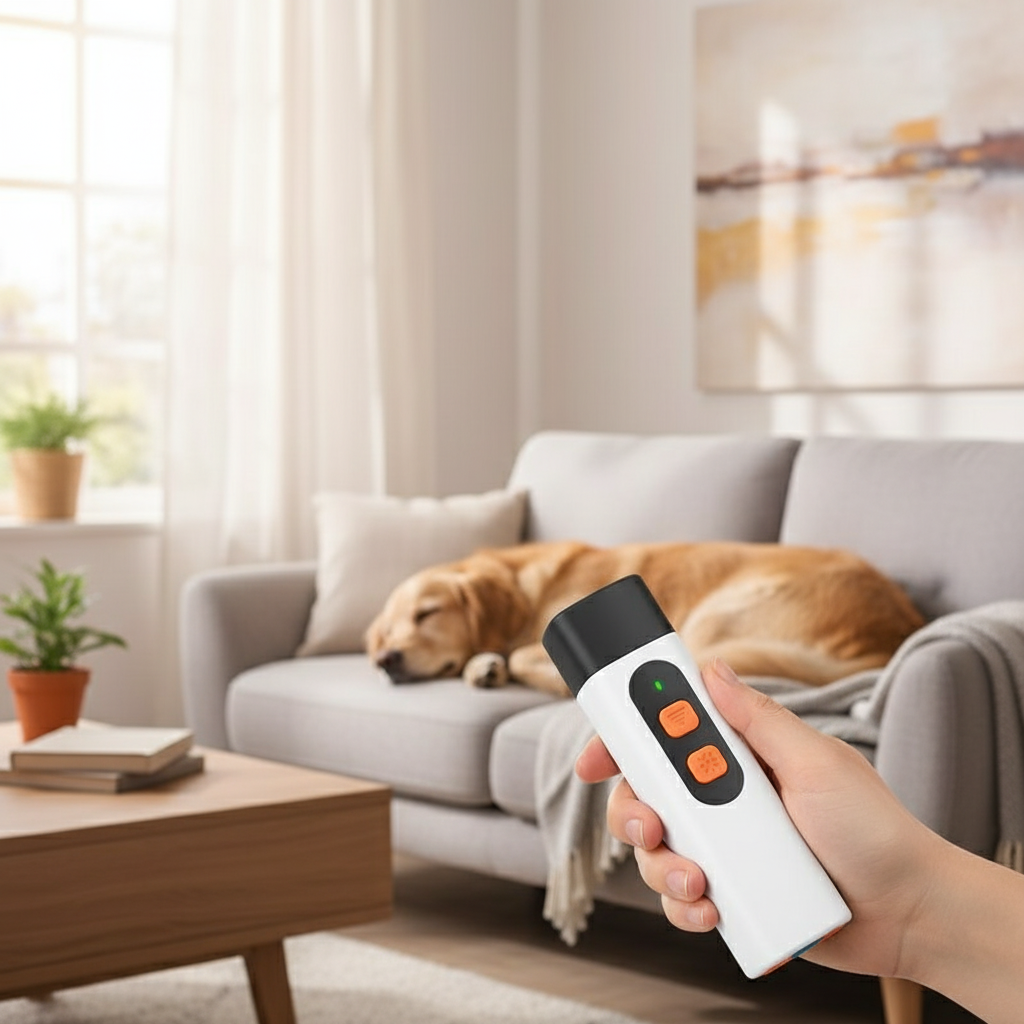 Pet Training Control Device Rechargeable Ultrasonic Dog Barking Deterrent Trainer To Stop Barking